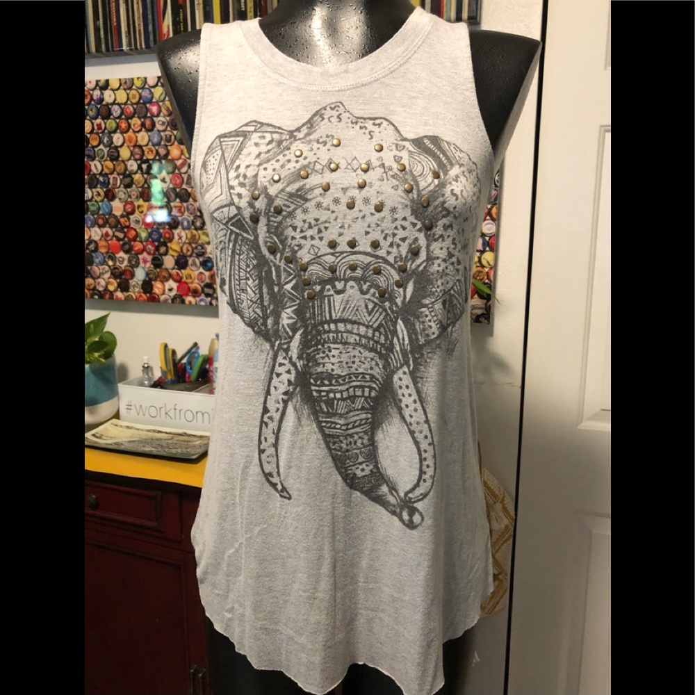 Ing brand rayon and spandex tank top.